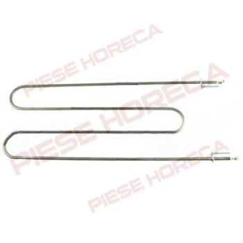 Rezistenta cuptor pizza, putere 1500W, Lungime 530mm, latime 225mm, fixare cu surubur, cu montare in partea de jos a camerei de coacere